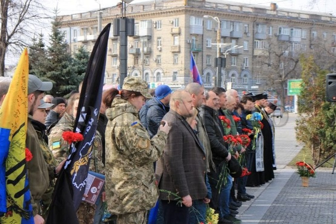 В Днепре помнят о погибших героях (Фото). Новости Днепра