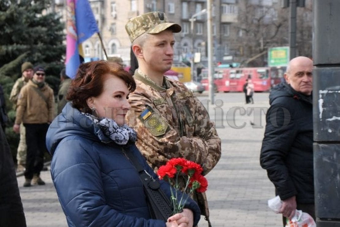 В Днепре помнят о погибших героях (Фото). Новости Днепра