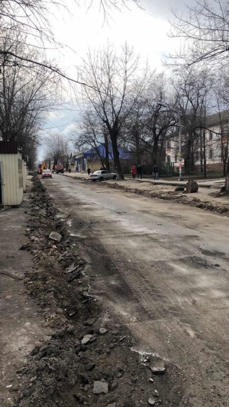 В Днепре ремонтируют дорогу на ж/м Приднепровск Новости Днепра