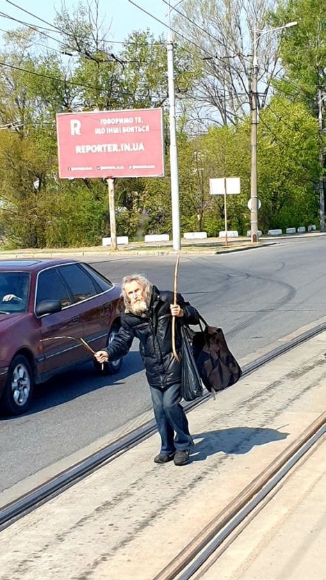 В соцсетях показали знаменитого «Форреста Гампа» из Днепра. Новости Днепра