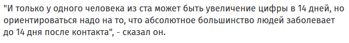 Комаровский назвал реальный инкубационный период коронавируса