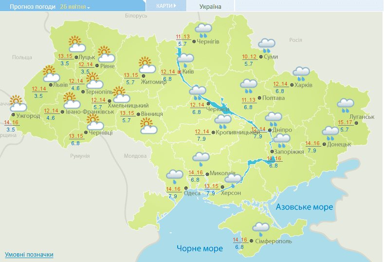 Погода на выходные в Днепре. Новости Днепра