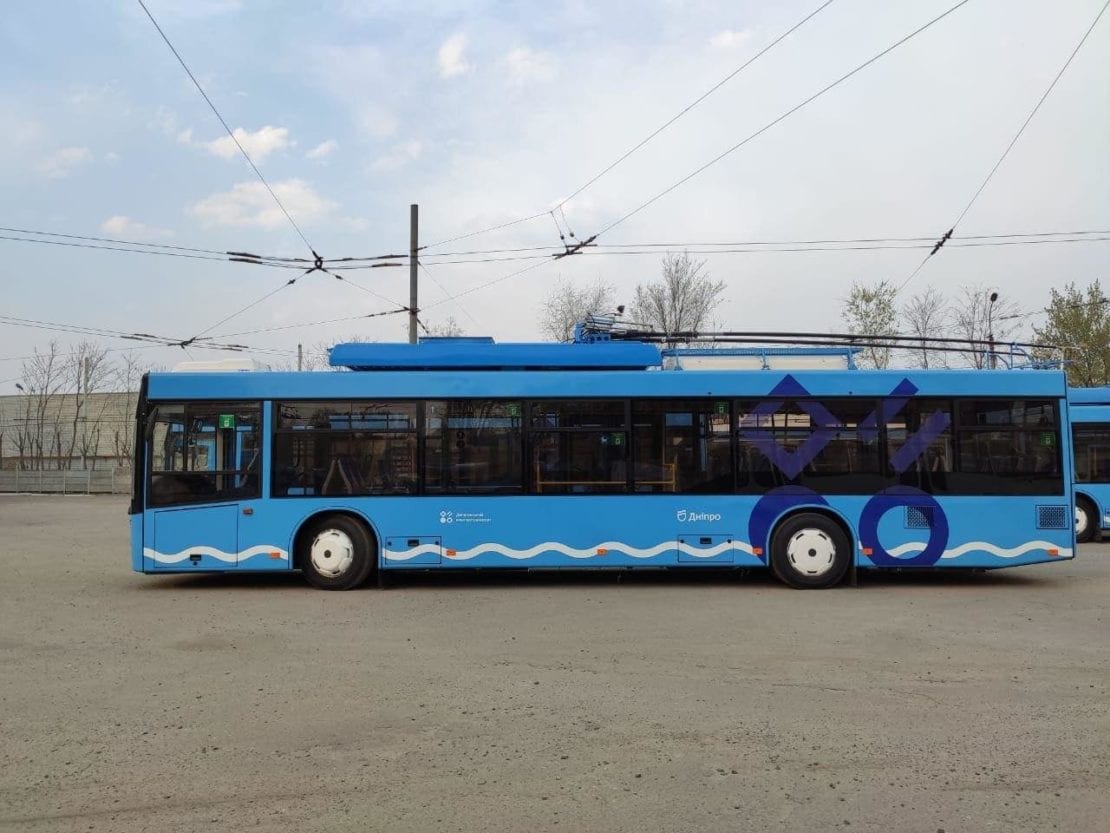 Днепр получил 6 новых троллейбусов. Новости Днепра