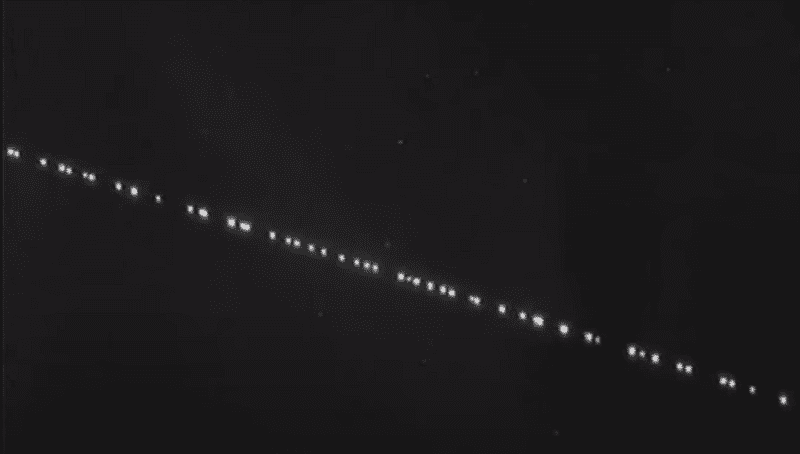 120 спутников Илона Маска заметили над Днепром. Новости Днепра