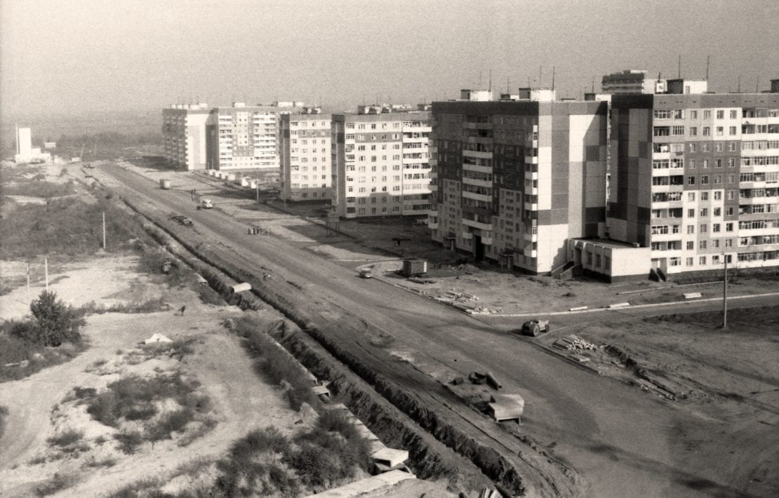 Как строился ж/м Левобережный-3: уникальные фото 1988 года