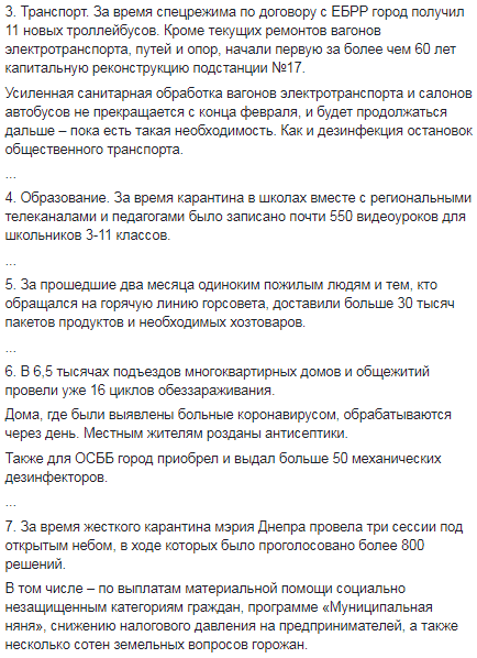 Борис Филатов отчитался за прошедшие два месяца карантина