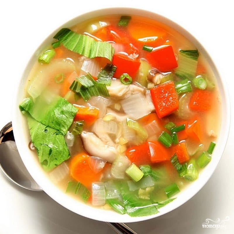 Диетический овощной суп: есть и худеть одновременно (Фото)