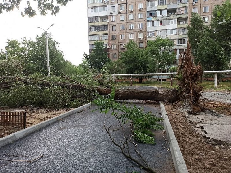 В Днепре разбушевалась стихия. Новости Днепра