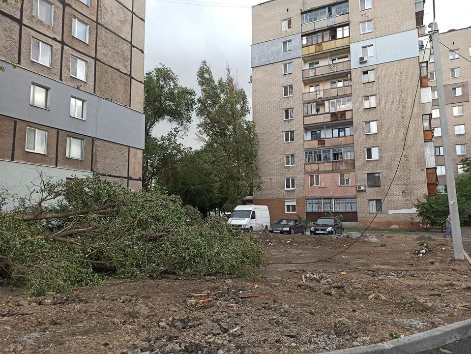 В Днепре разбушевалась стихия. Новости Днепра