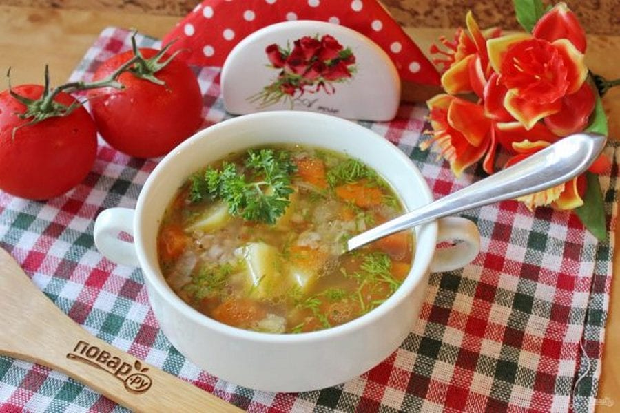 Гречневый суп со свежими помидорами: рецепт простого и полезного обеда (Фото)