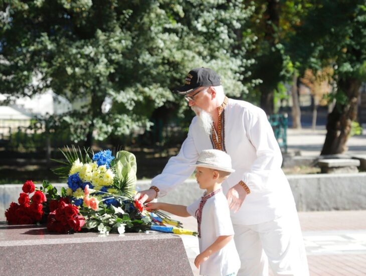 Днепр отмечает 29-ю годовщину Независимости Украины