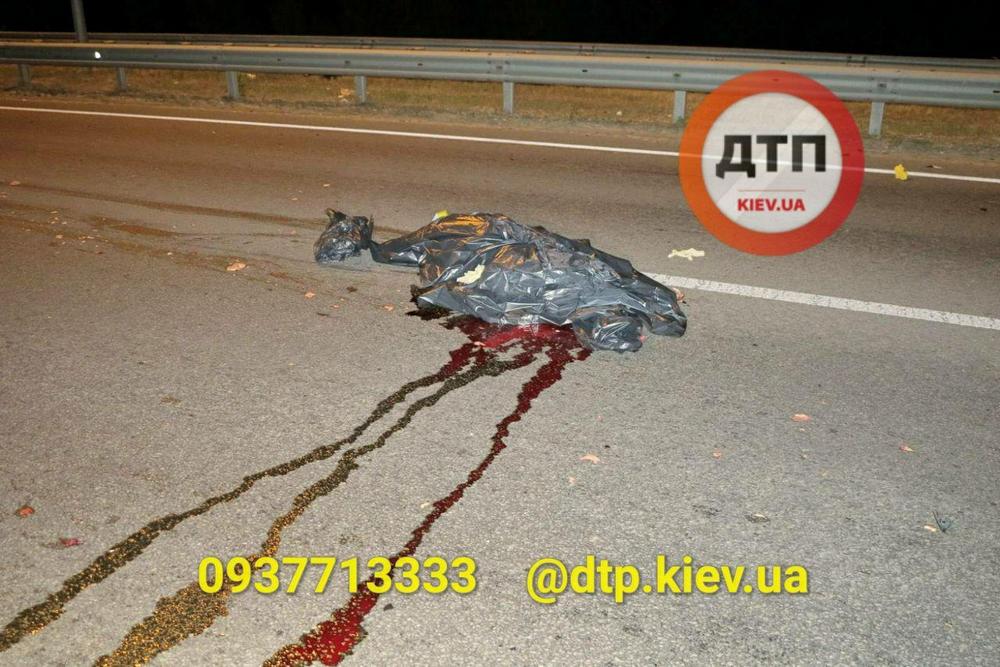 В Киеве мотоциклист насмерть сбил человека (Фото)