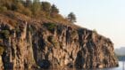 «Черная скала» на острове Хортица: необыкновенный панорамный вид на Днепр (Фото)
