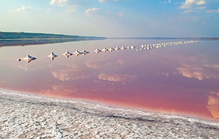 ТОП-5 невероятно красивых розовых озера Украины: чудеса природы