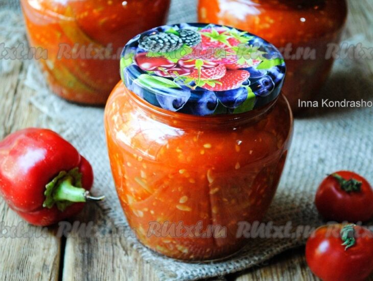 "Тещин язык" из кабачков: рецепт сладковато-острой закуски