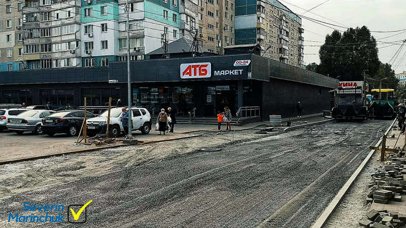 В Днепре заканчивается ремонт ул. Мониторной. Новости Днепра