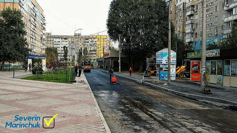 В Днепре заканчивается ремонт ул. Мониторной. Новости Днепра