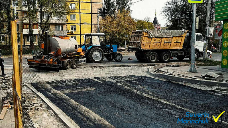 В Днепре заканчивается ремонт ул. Мониторной. Новости Днепра