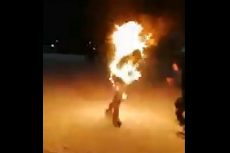Снимали Instagram-сторис и подожгли мальчика в Бердянске (Видео)