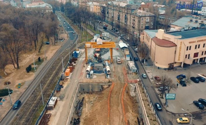 Как в Днепре идет строительство метро: эксклюзив из подземелья (Видео)