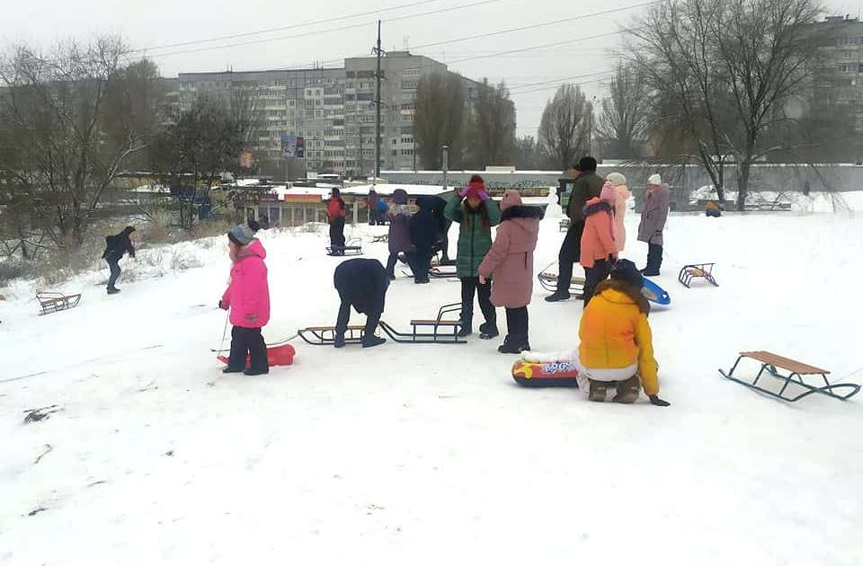 В Днепре во всех районах города открылись «филиалы» «Буковеля» (Фото)