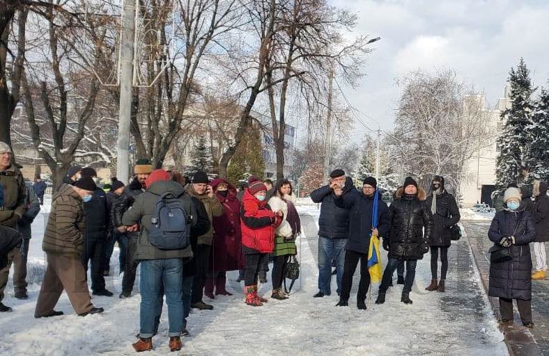 Митинг против повышения тарифов (Фото) – новости Днепра