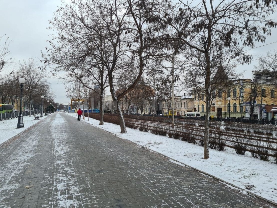 В город на миг вернулась зима – новости Днепра