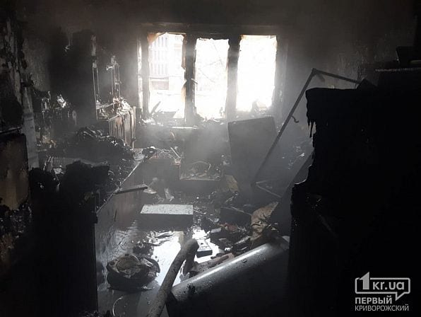 В Кривом Роге пожар в общежитии – новости Днепра