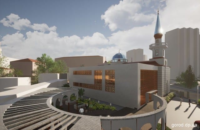 мечеть в центре Днепра