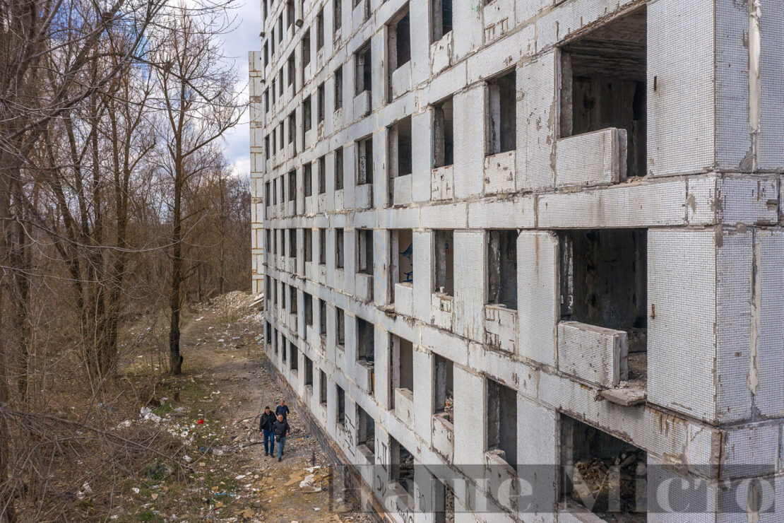 Оползень на Тополе с высоты птичьего полета – новости Днепра