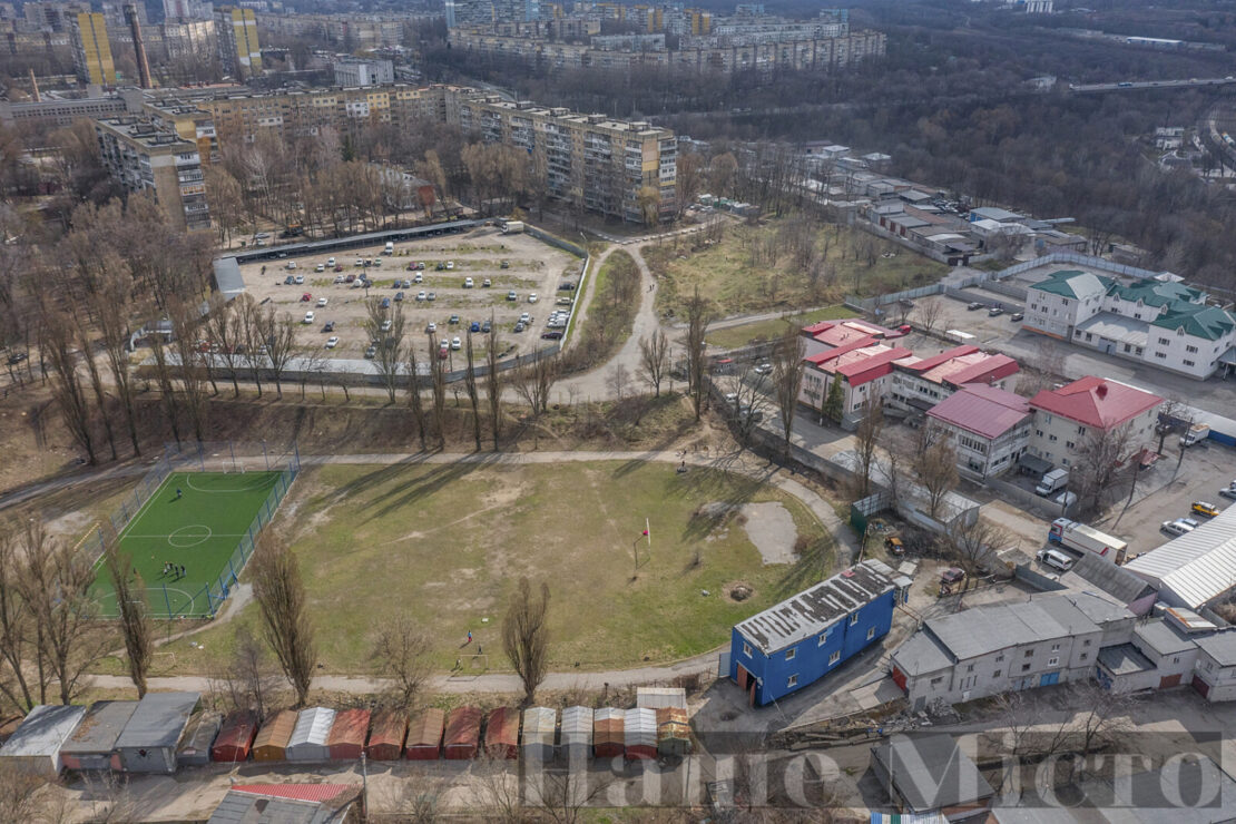 Оползень на Тополе с высоты птичьего полета – новости Днепра