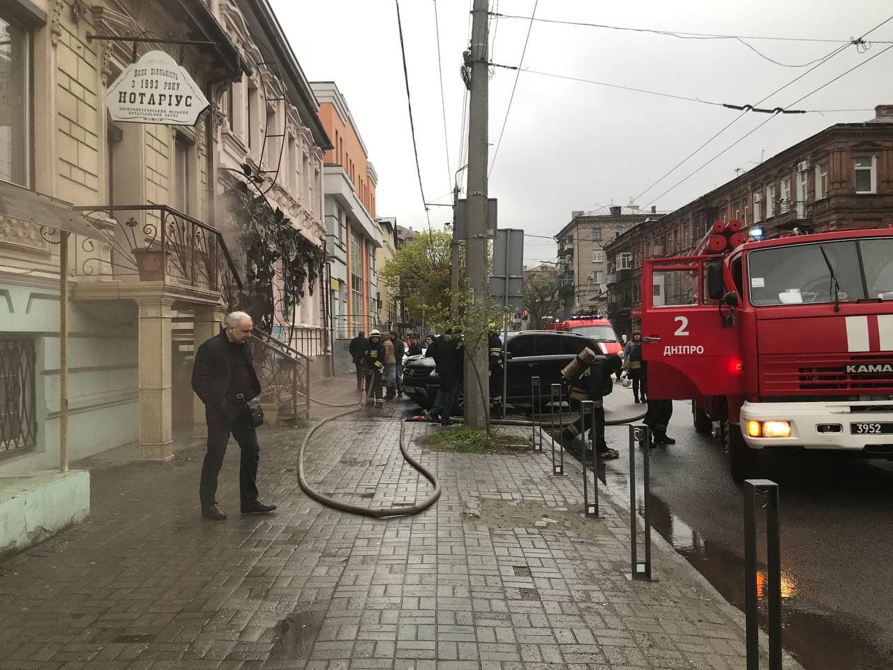 В центре горит цветочный магазин – новости Днепра