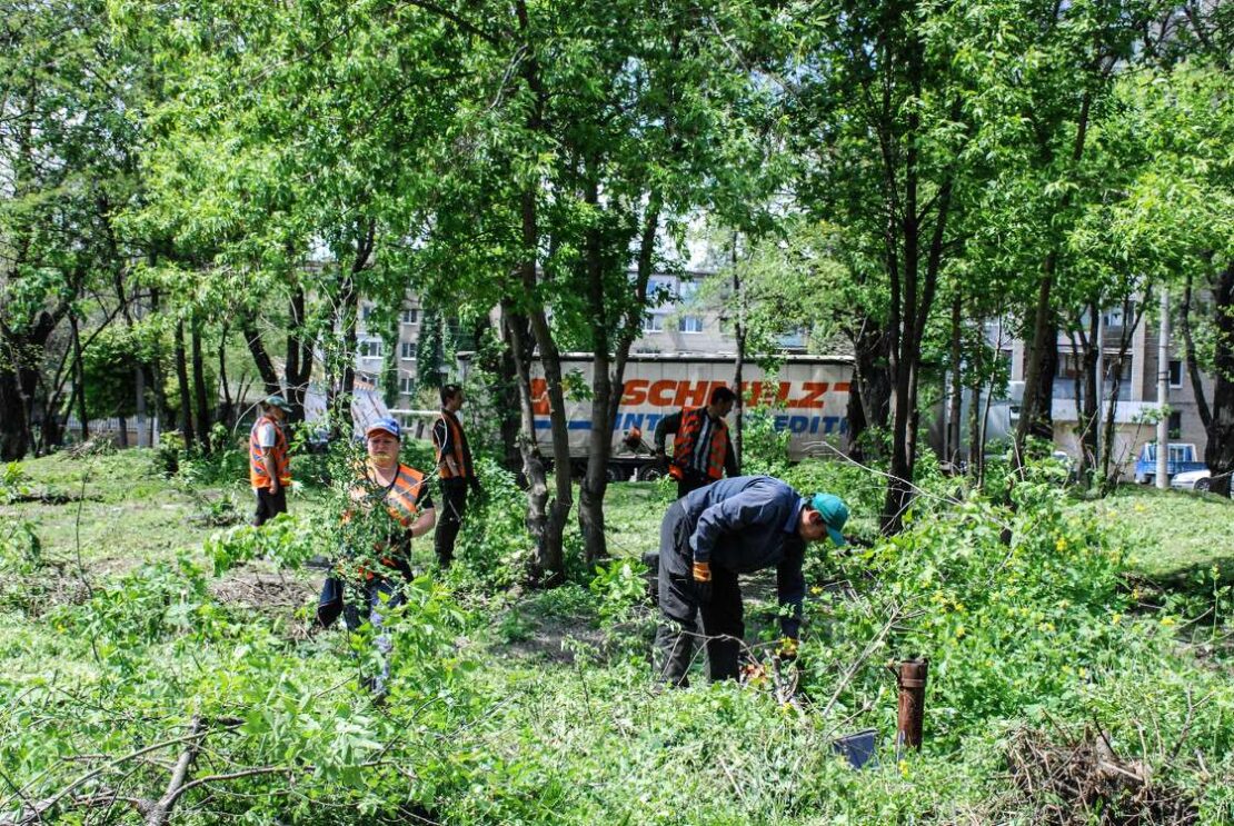 На 12 квартале благоустраивают зону отдыха – новости Днепра