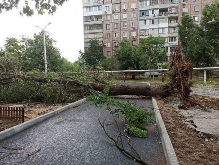 Буря в Днепропетровской области 17 мая 2021 – новости Днепра