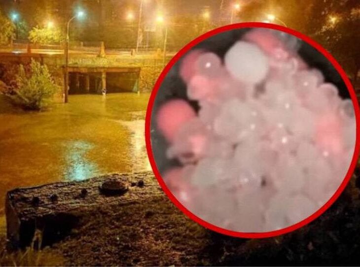 Мариуполь накрыла мощная гроза с градом – новости Днепра