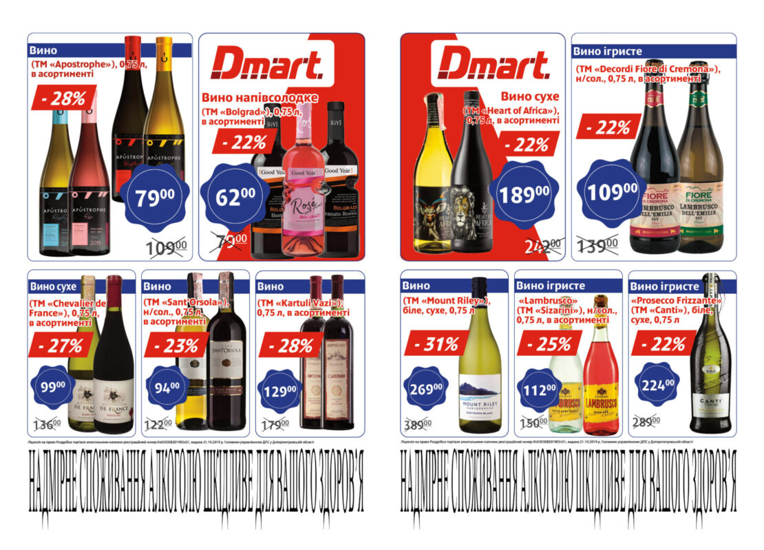 Лучшие скидки в Днепре: какие акционные предложения действуют в “DMart” в июне