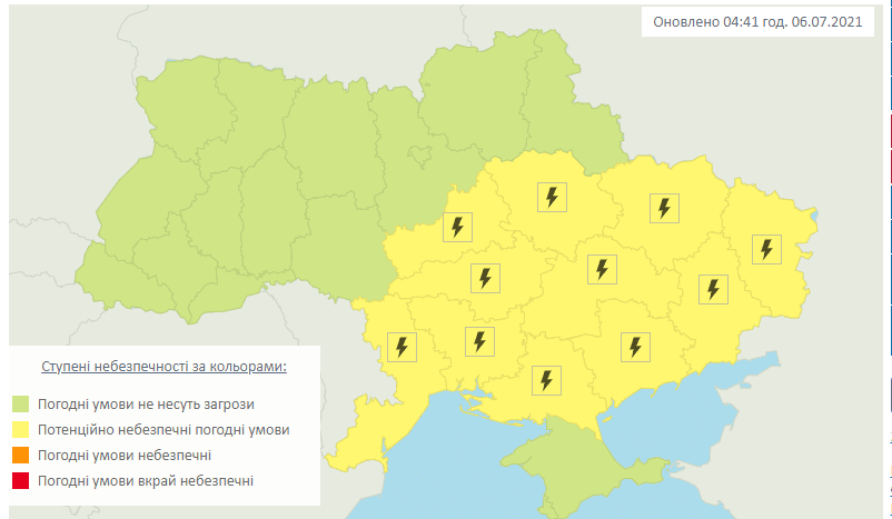 Будет греметь и сверкать: ударит сильная гроза - новости Днепра