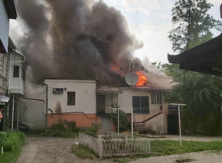 Сильный пожар на Исполкомовской - новости Днепра