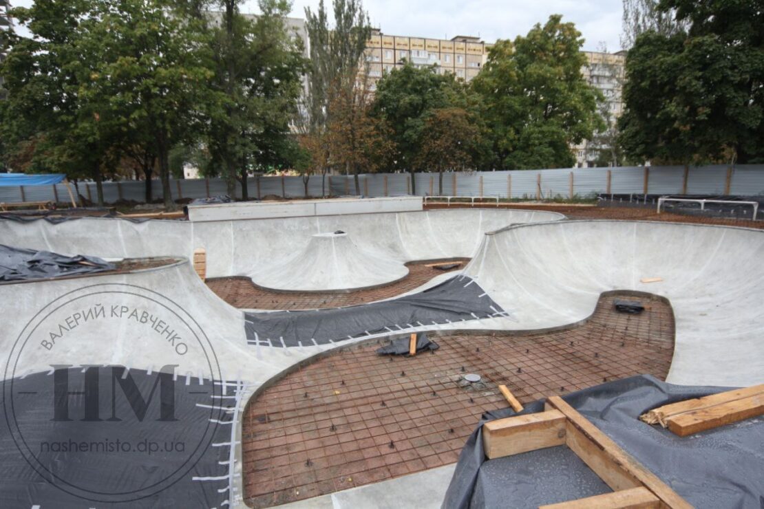 Строительство скейт-парка на "Райончике" - новости Днепра