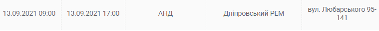 Масштабное отключение света 13 сентября (адреса) - новости Днепра