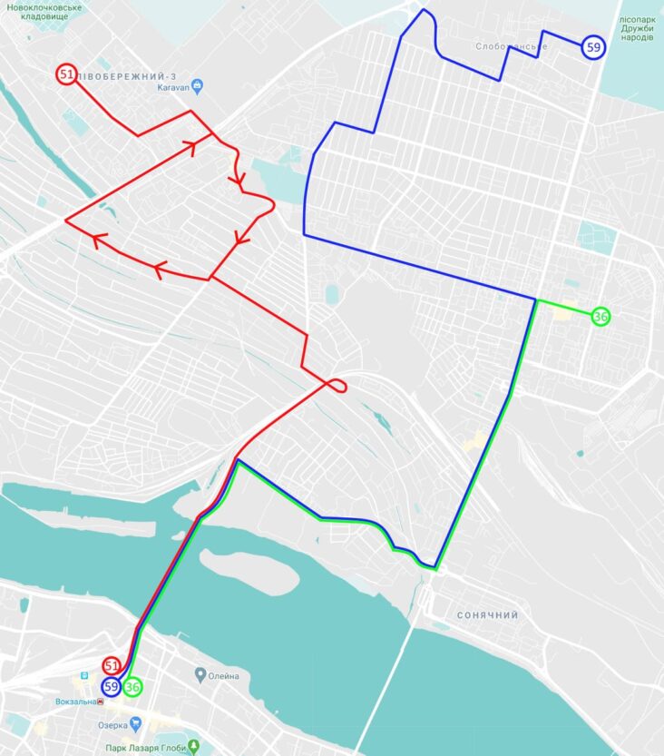 Перекрытие Янтарной, как будут ходить маршрутки - новости Днепра