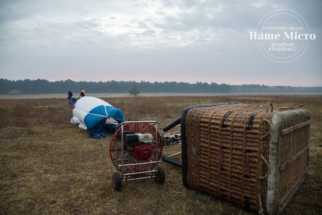 Полет на воздушном шаре в Олешковских песках - новости Днепра