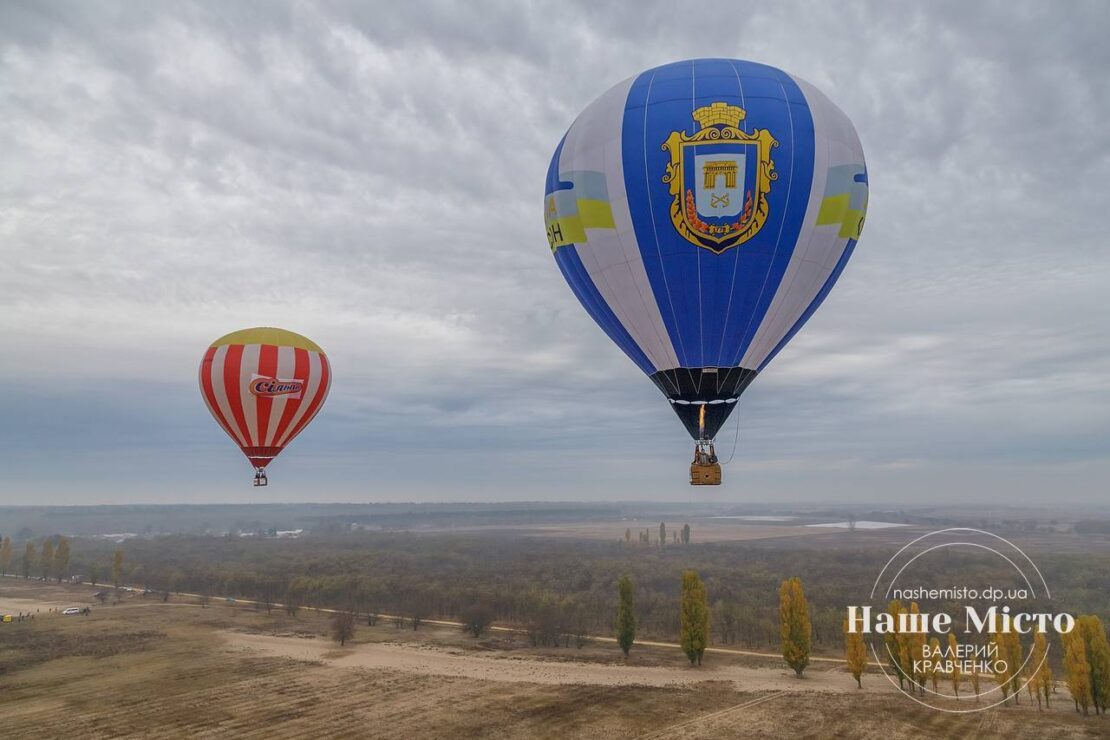 Полет на воздушном шаре в Олешковских песках - новости Днепра