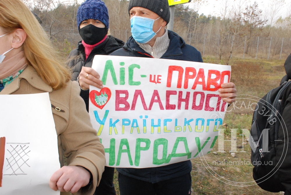 Как нарезали ломтями Обуховский лес - новости Днепра