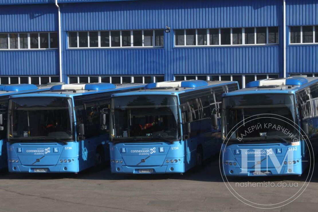 Прибыла новая партия автобусов - новости Днепра