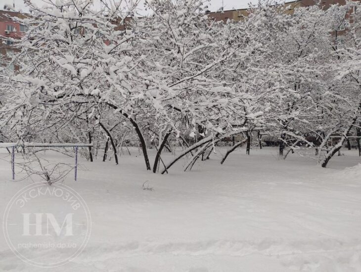 Накрыл снегопад 26 декабря- новости Днепра