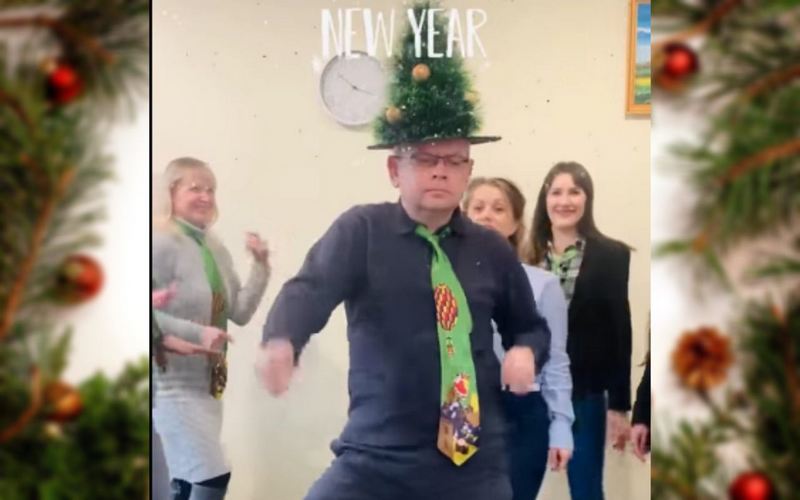 Чиновник взорвал соцсети новогодним танцем - новости Днепра