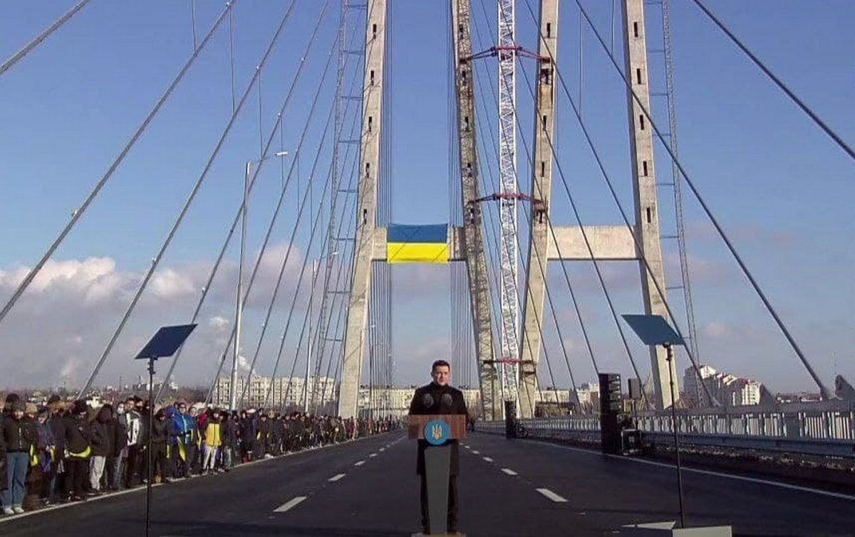 Зеленский открыл новый мост в Запорожье - новости Днепра