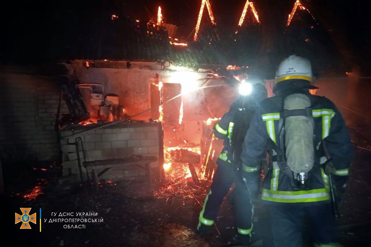 Пожар в Павлоградском районе: погиб мужчина - новости Днепра