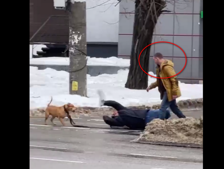 Мужчина натравливает на прохожих свою собаку - новости Днепра